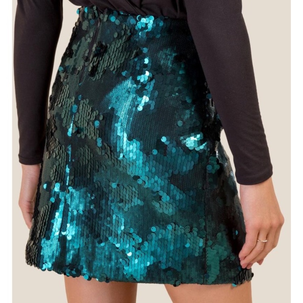 Sequin Holiday Skirt